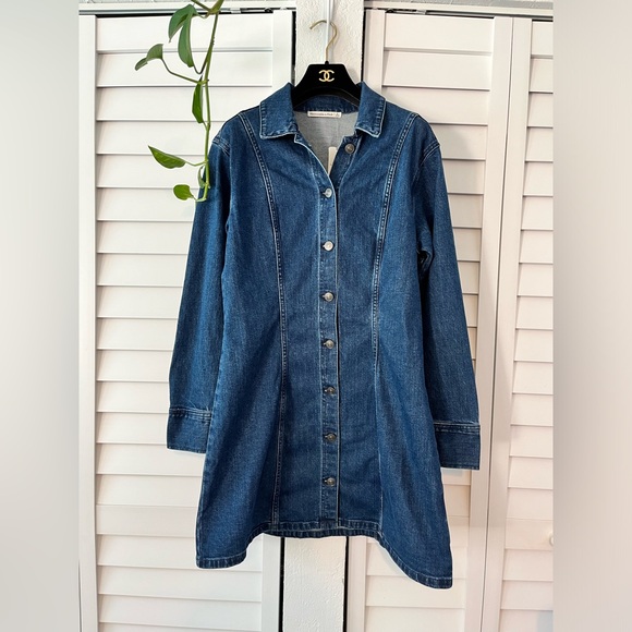 NWT Abercrombie & Fitch | Denim Shirt Dress - Picture 4 of 9